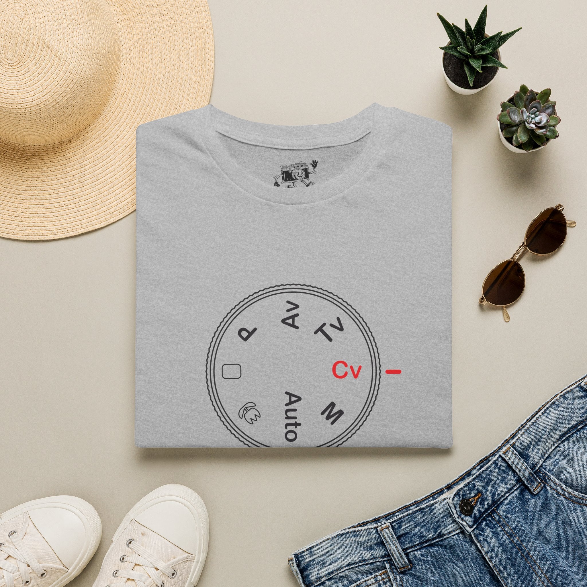 ‘Coffee Priority’ Funny Camera T-Shirt — Photography Lover Tee