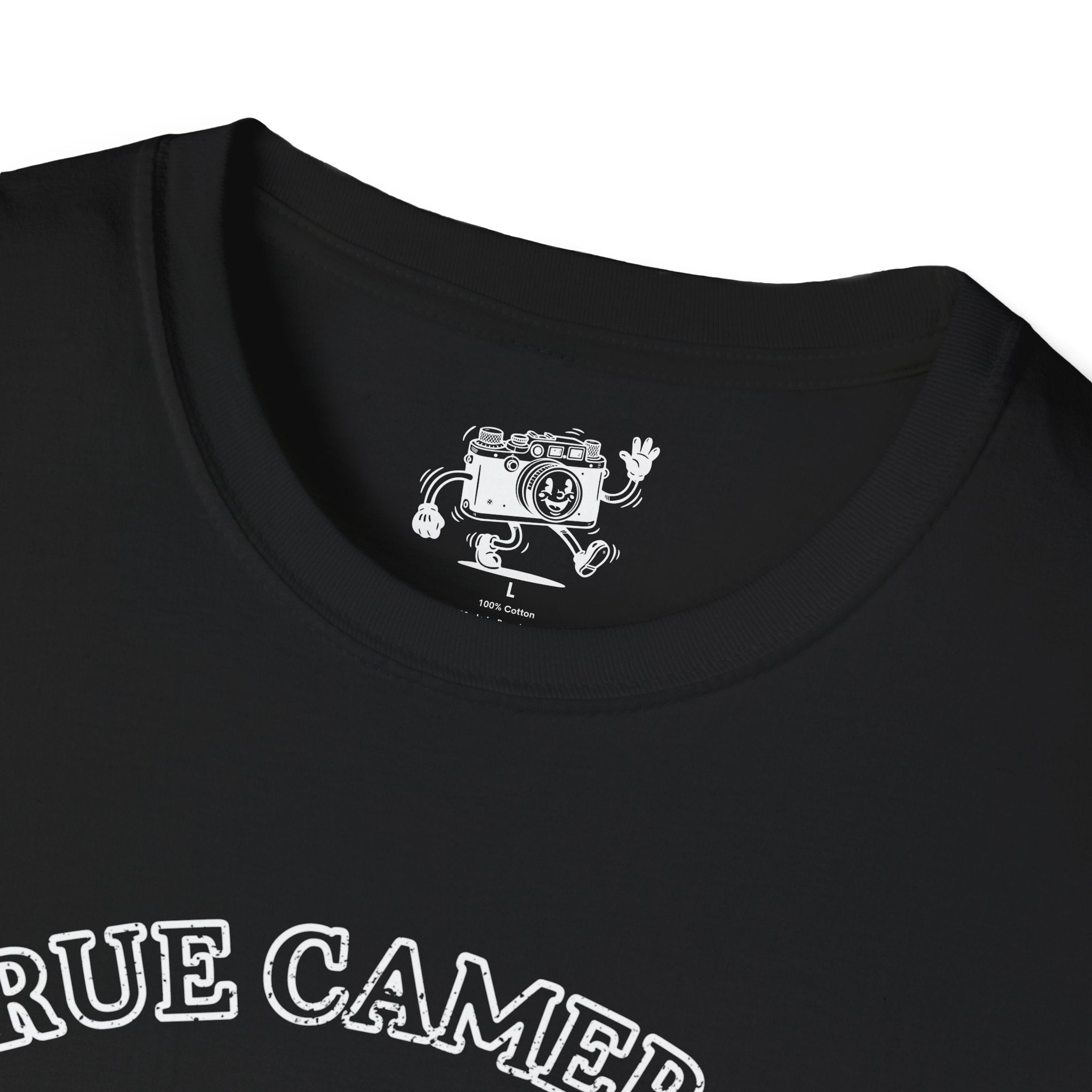 DISTRESSED VERSION ‘True Cameras Don’t Text’ put your phone away with this funny T-Shirt — Photography Lover Tee