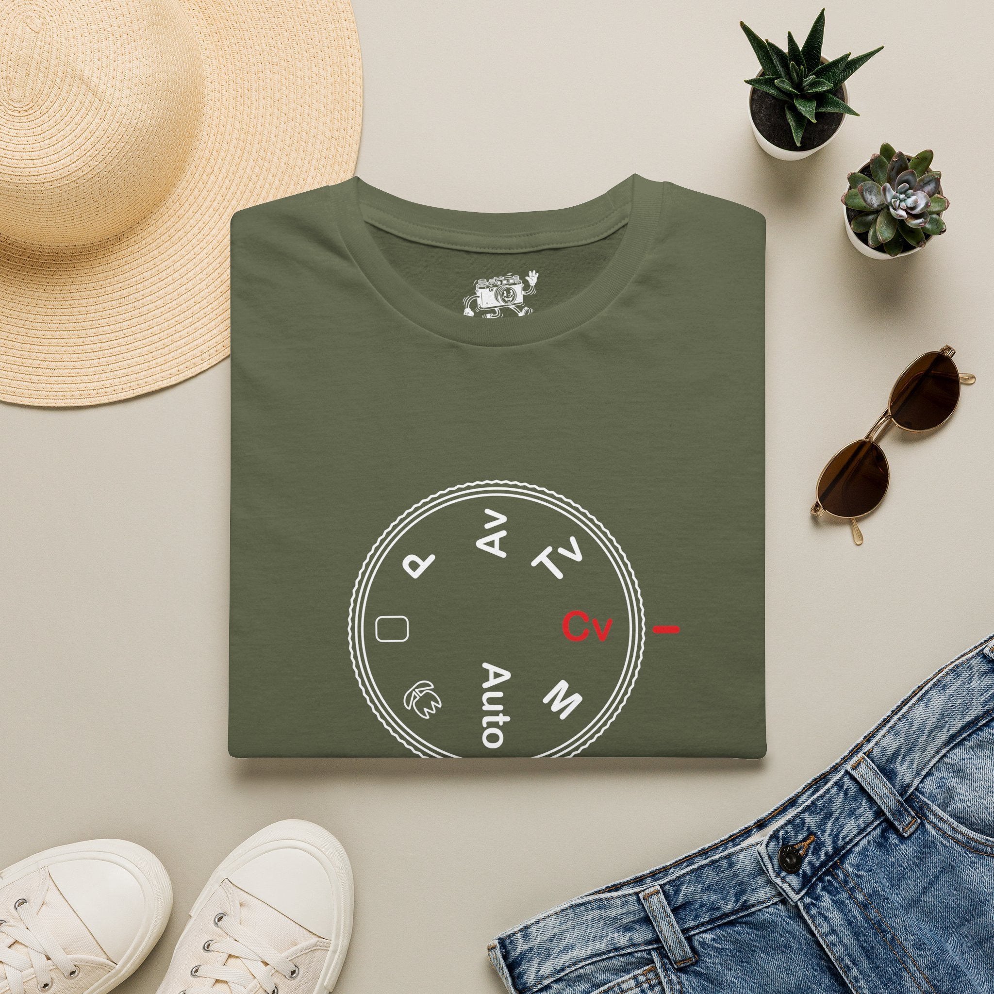 ‘Coffee Priority’ Funny Camera T-Shirt — Photography Lover Tee