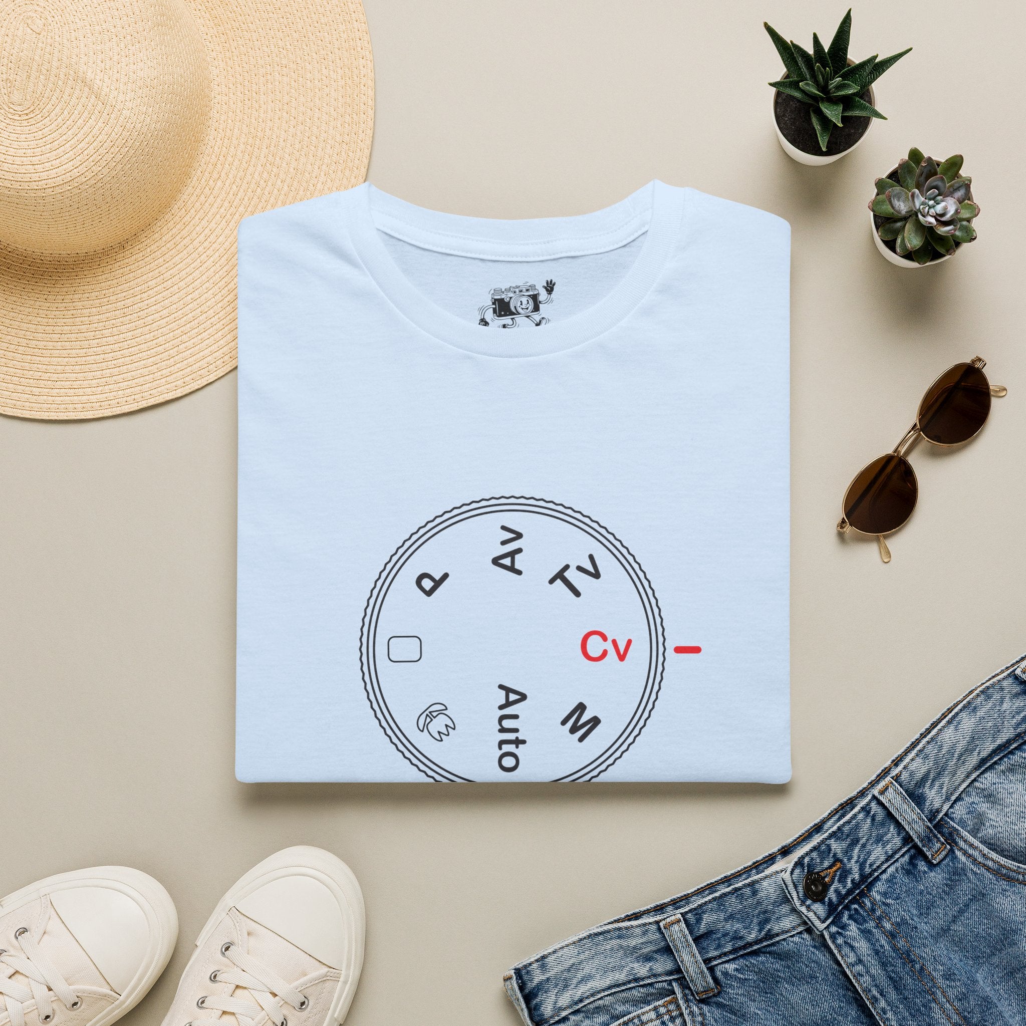 ‘Coffee Priority’ Funny Camera T-Shirt — Photography Lover Tee