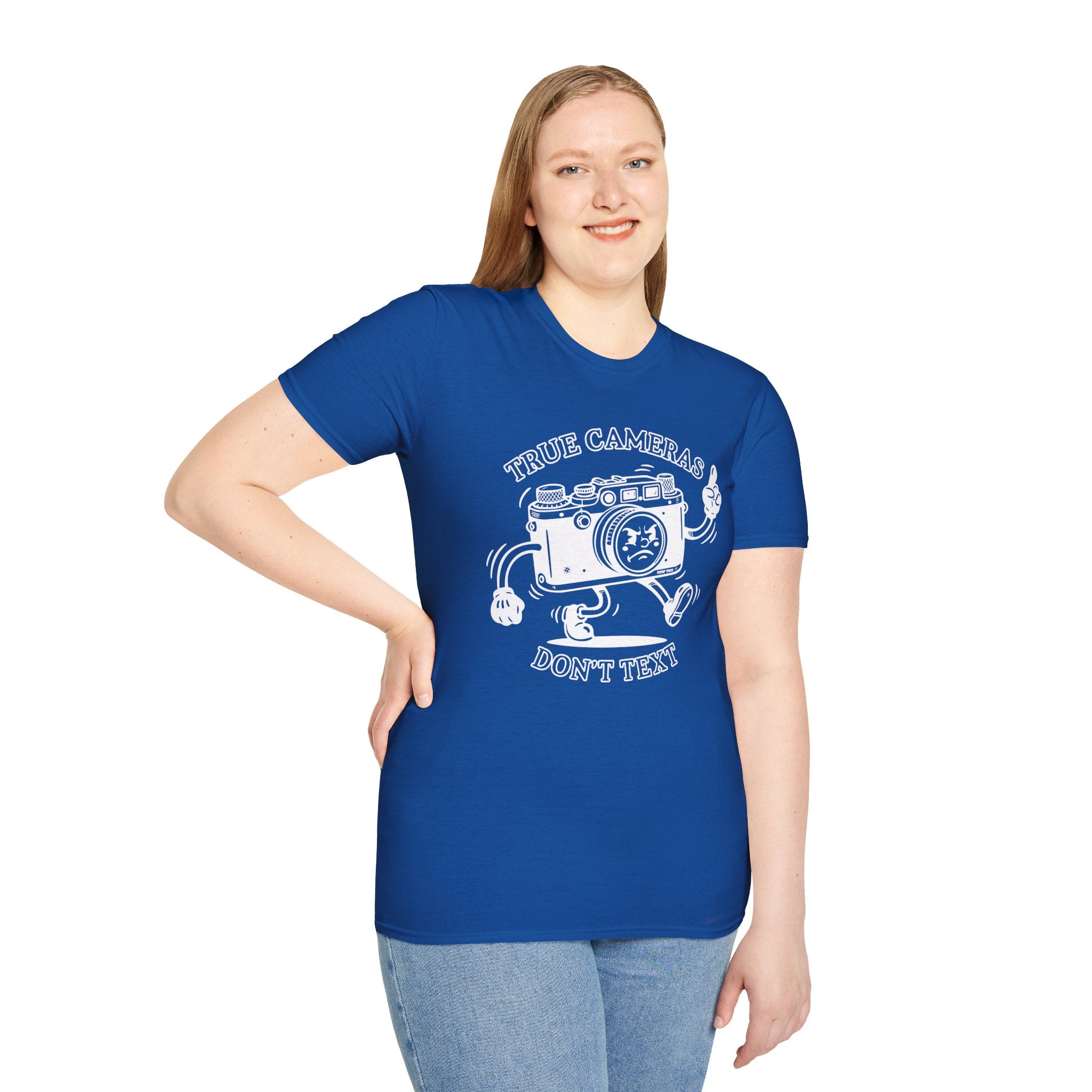 ‘True Cameras Don’t Text’ put your phone away with this funny T-Shirt — Photography Lover Tee