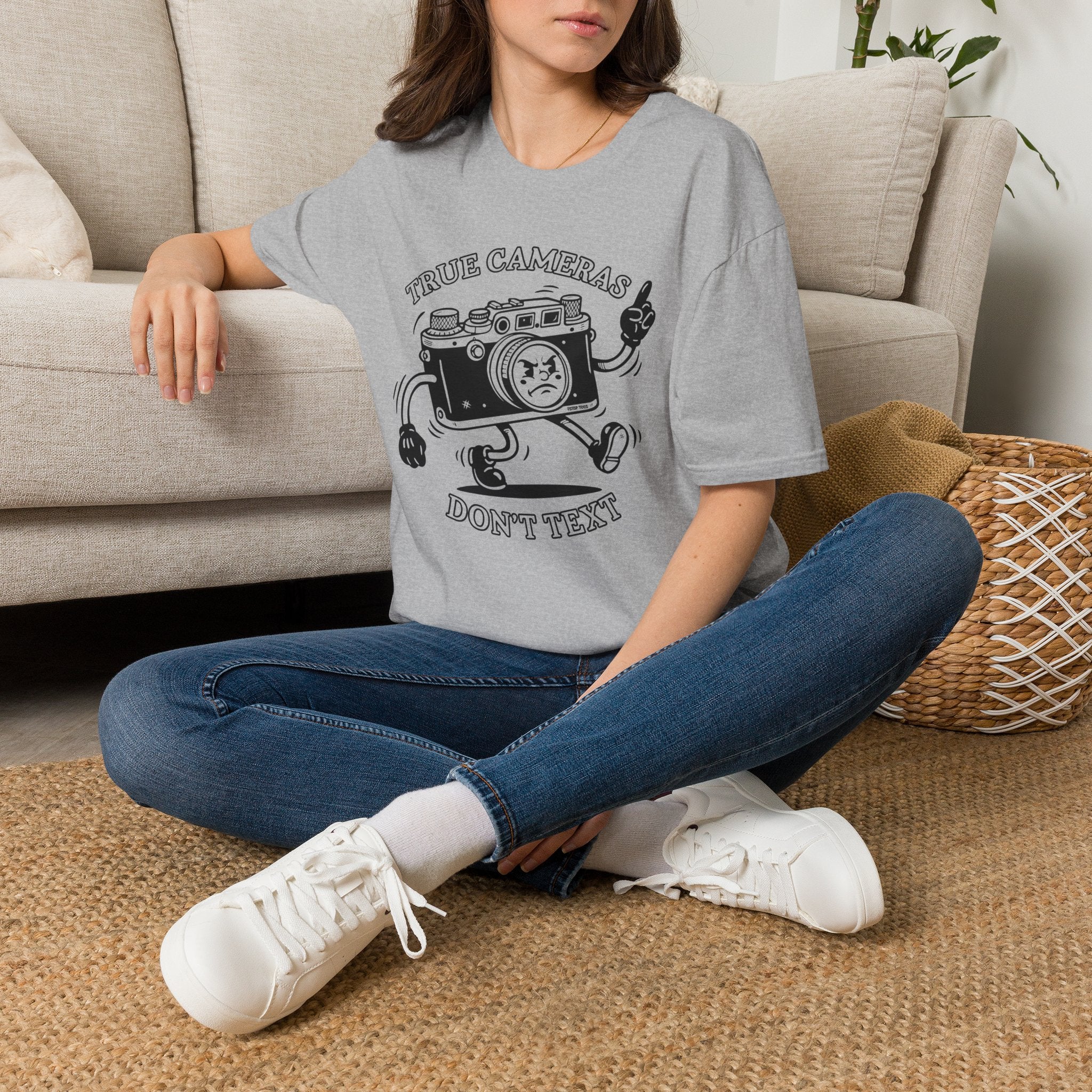 ‘True Cameras Don’t Text’ put your phone away with this funny T-Shirt — Photography Lover Tee