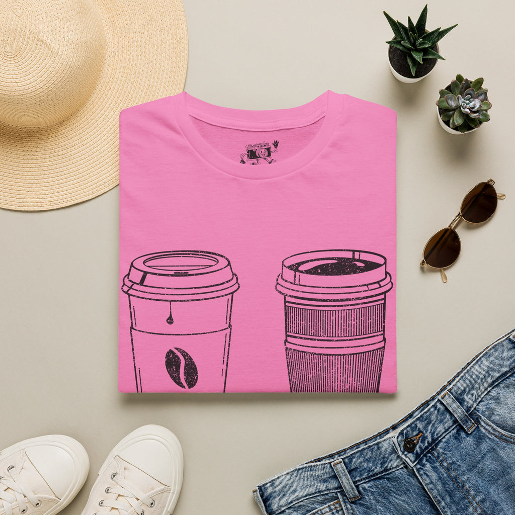 500ml and 500mm Funny Coffee and Camera T-Shirt — Photography Lover Tee