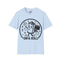 ‘On a Roll’ Funny Camera 35mm FilmT-Shirt — Photography Lover Tee