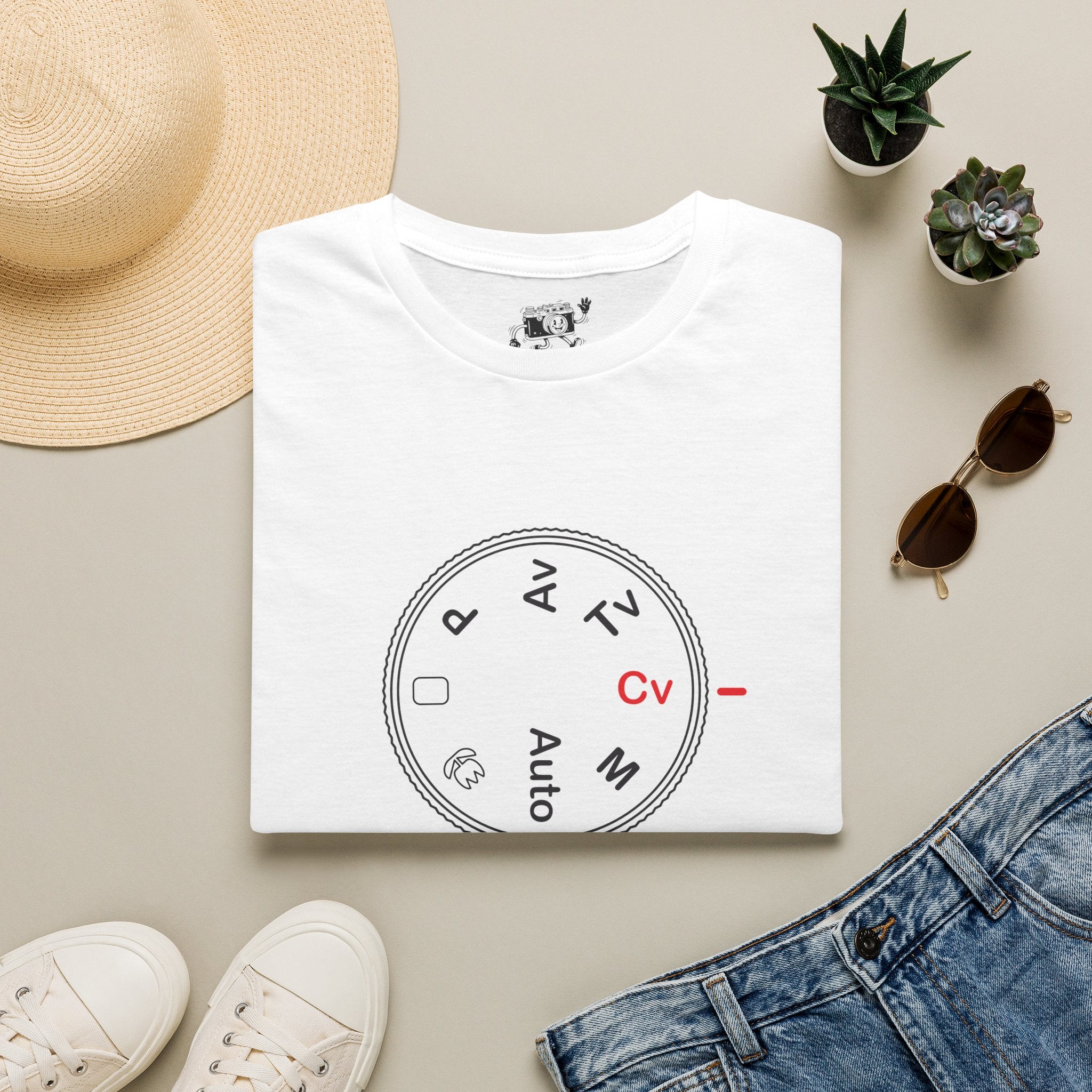 ‘Coffee Priority’ Funny Camera T-Shirt — Photography Lover Tee