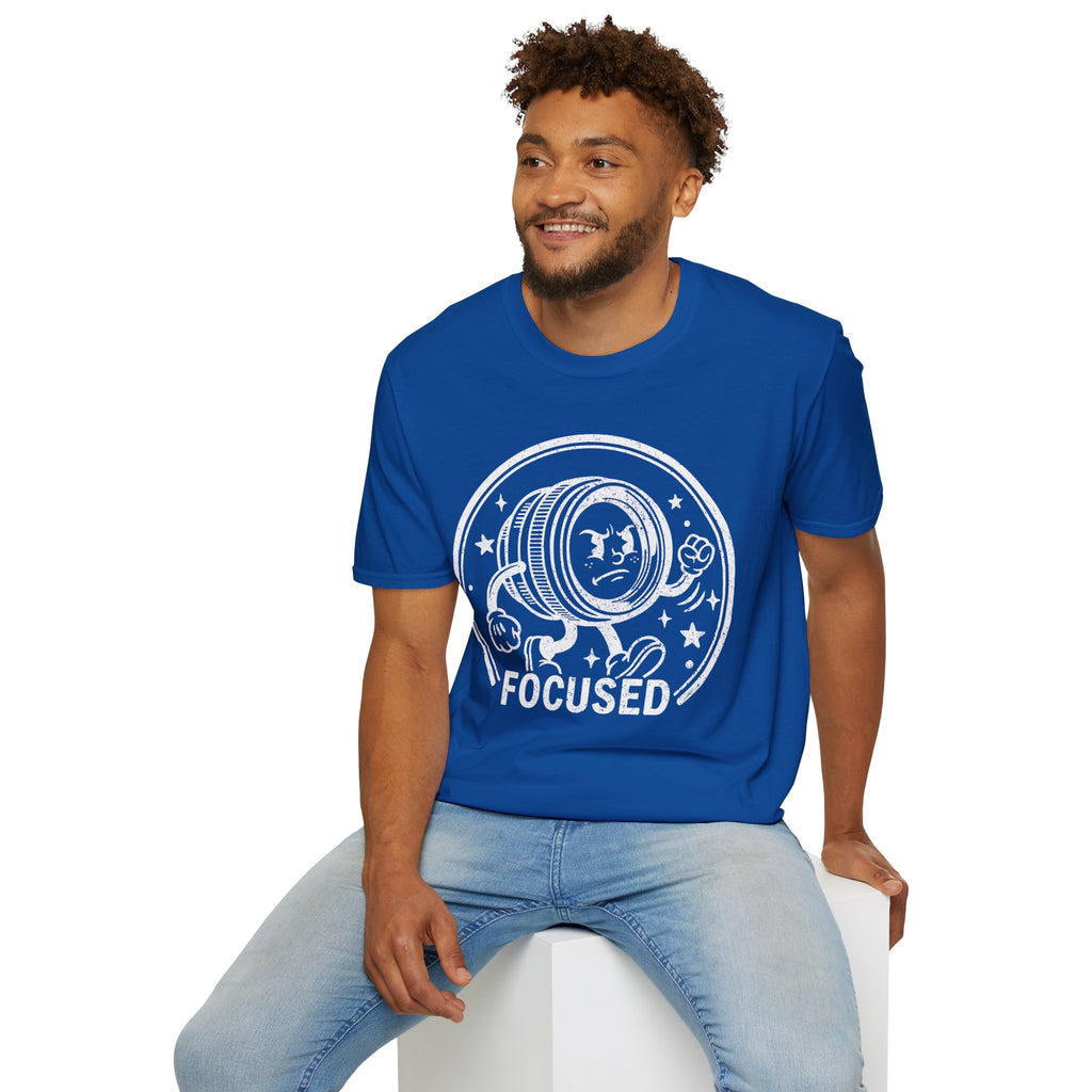 ‘Focused’ DISTRESSED VERSION show your determination with this funny lens T-Shirt — Photography Lover Tee