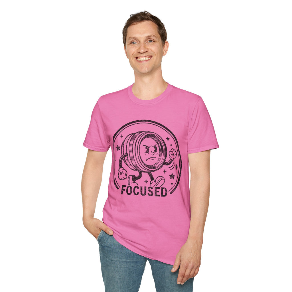 ‘Focused’ DISTRESSED VERSION show your determination with this funny lens T-Shirt — Photography Lover Tee