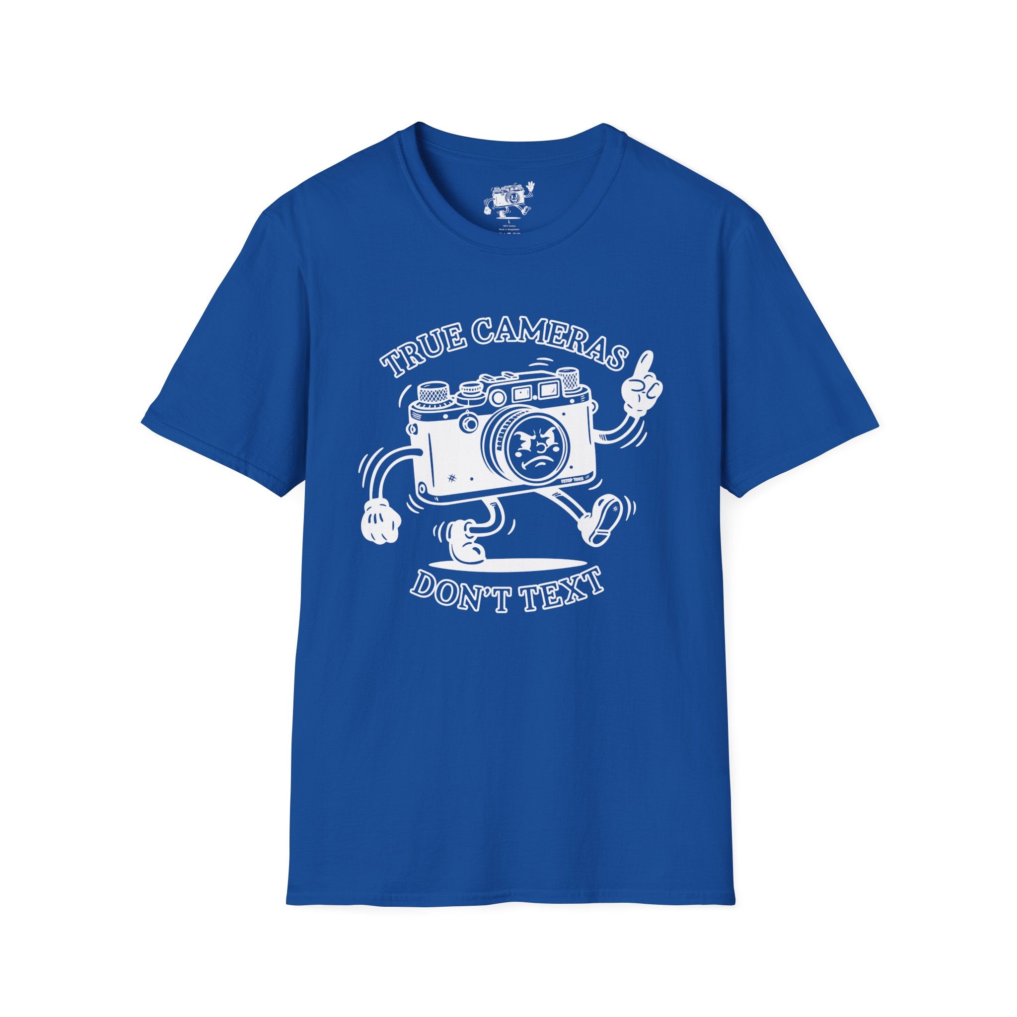 ‘True Cameras Don’t Text’ put your phone away with this funny T-Shirt — Photography Lover Tee