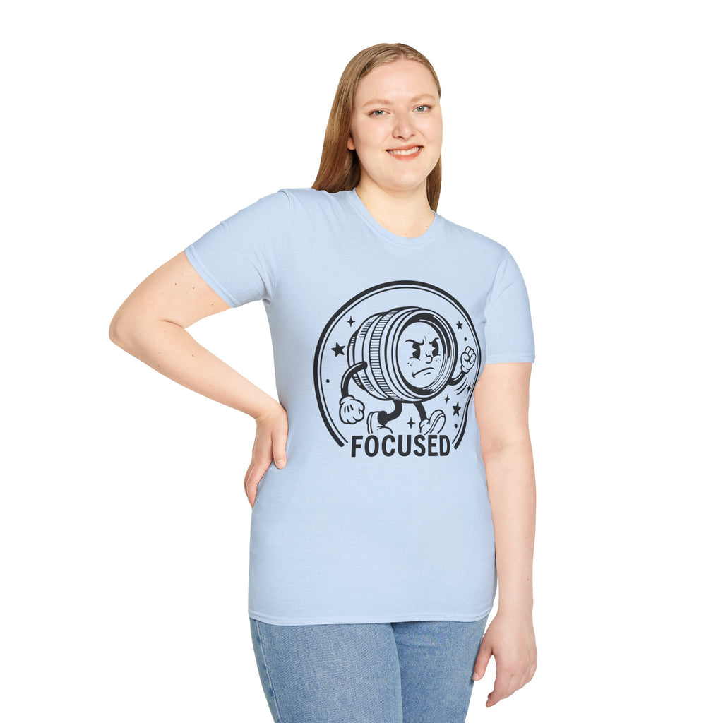 ‘Focused’ show your determination with this funny lens T-Shirt — Photography Lover Tee