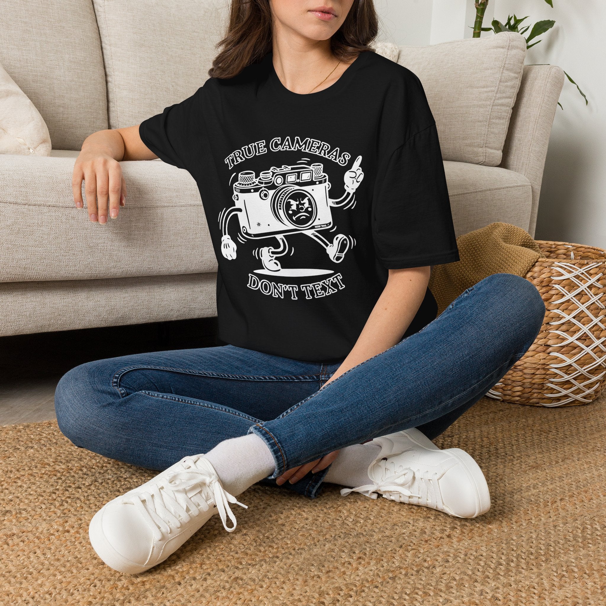 ‘True Cameras Don’t Text’ put your phone away with this funny T-Shirt — Photography Lover Tee