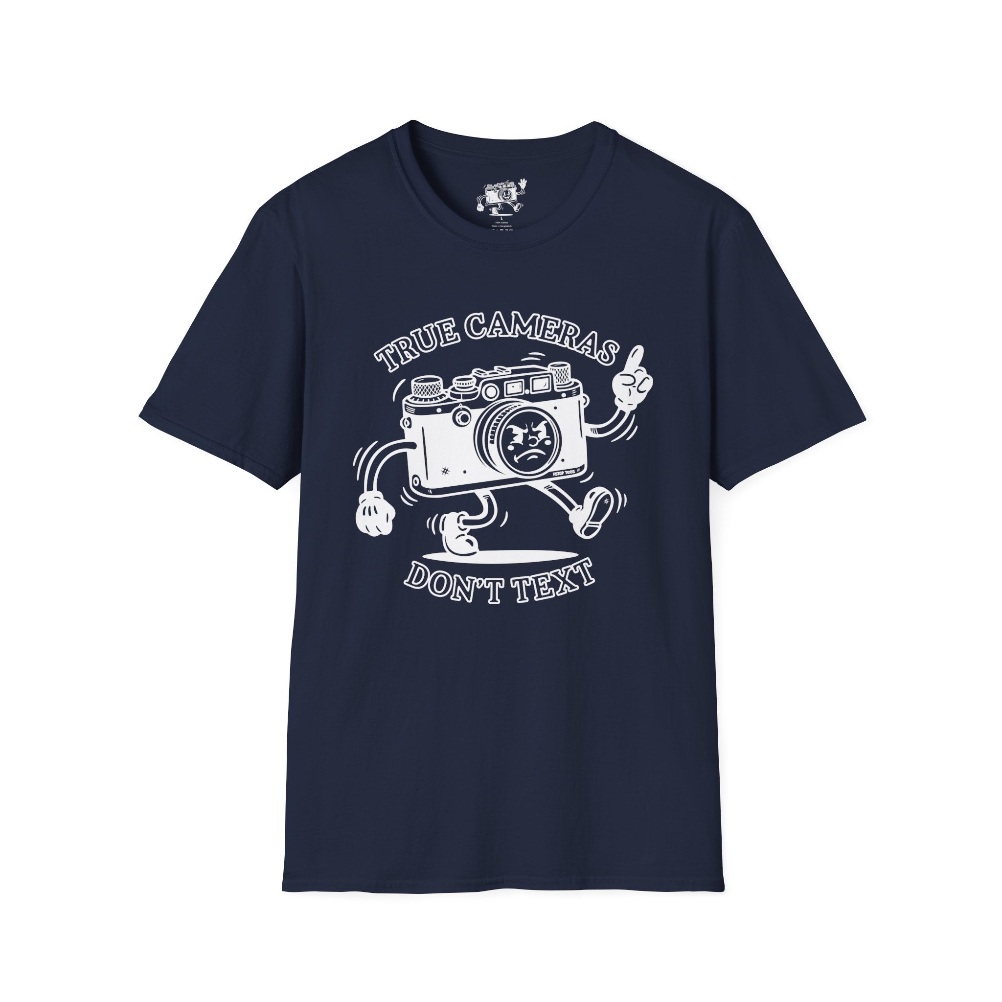 ‘True Cameras Don’t Text’ put your phone away with this funny T-Shirt — Photography Lover Tee
