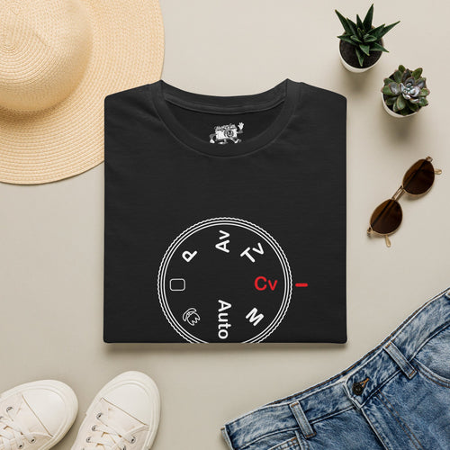 ‘Coffee Priority’ Funny Camera T-Shirt — Photography Lover Tee