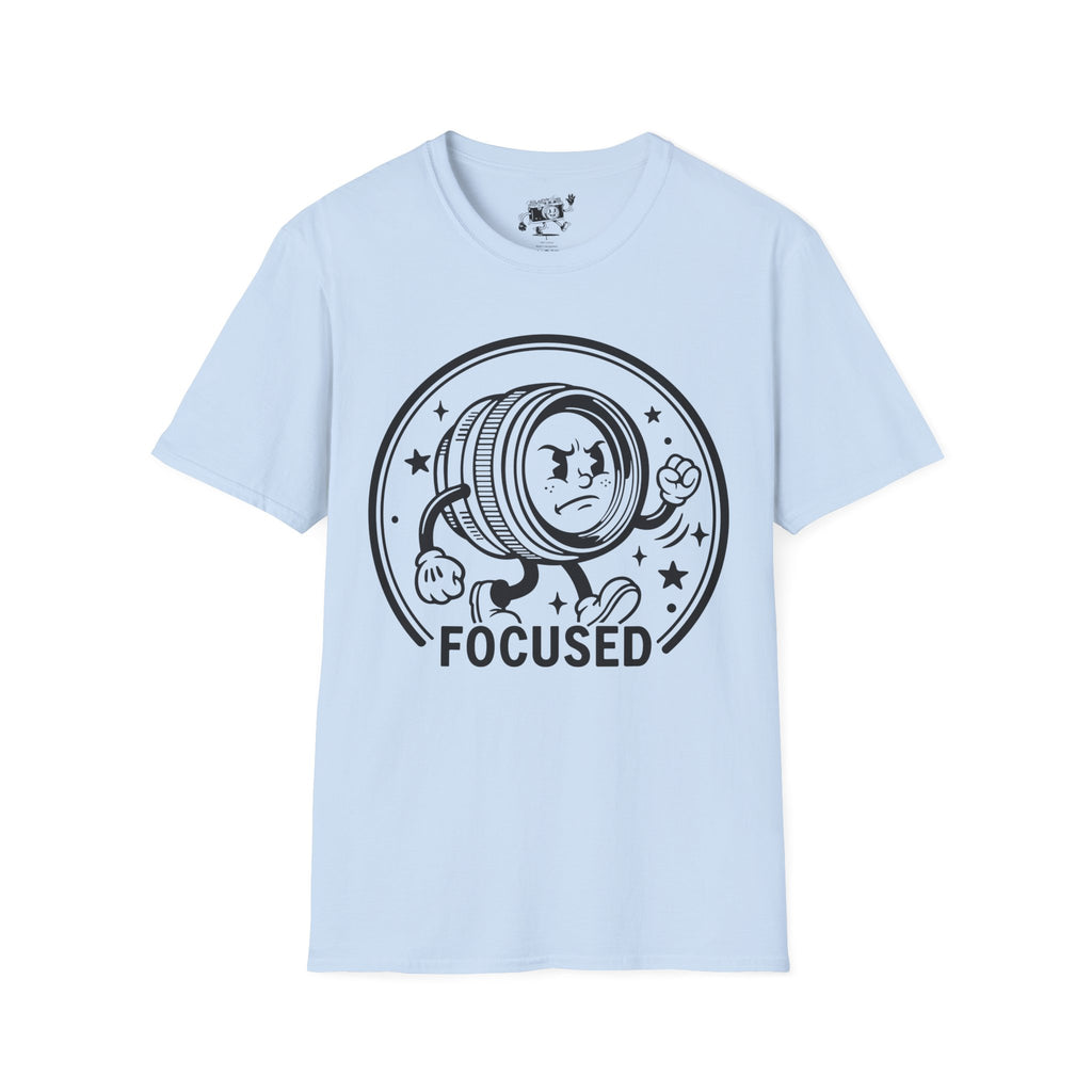 ‘Focused’ show your determination with this funny lens T-Shirt — Photography Lover Tee
