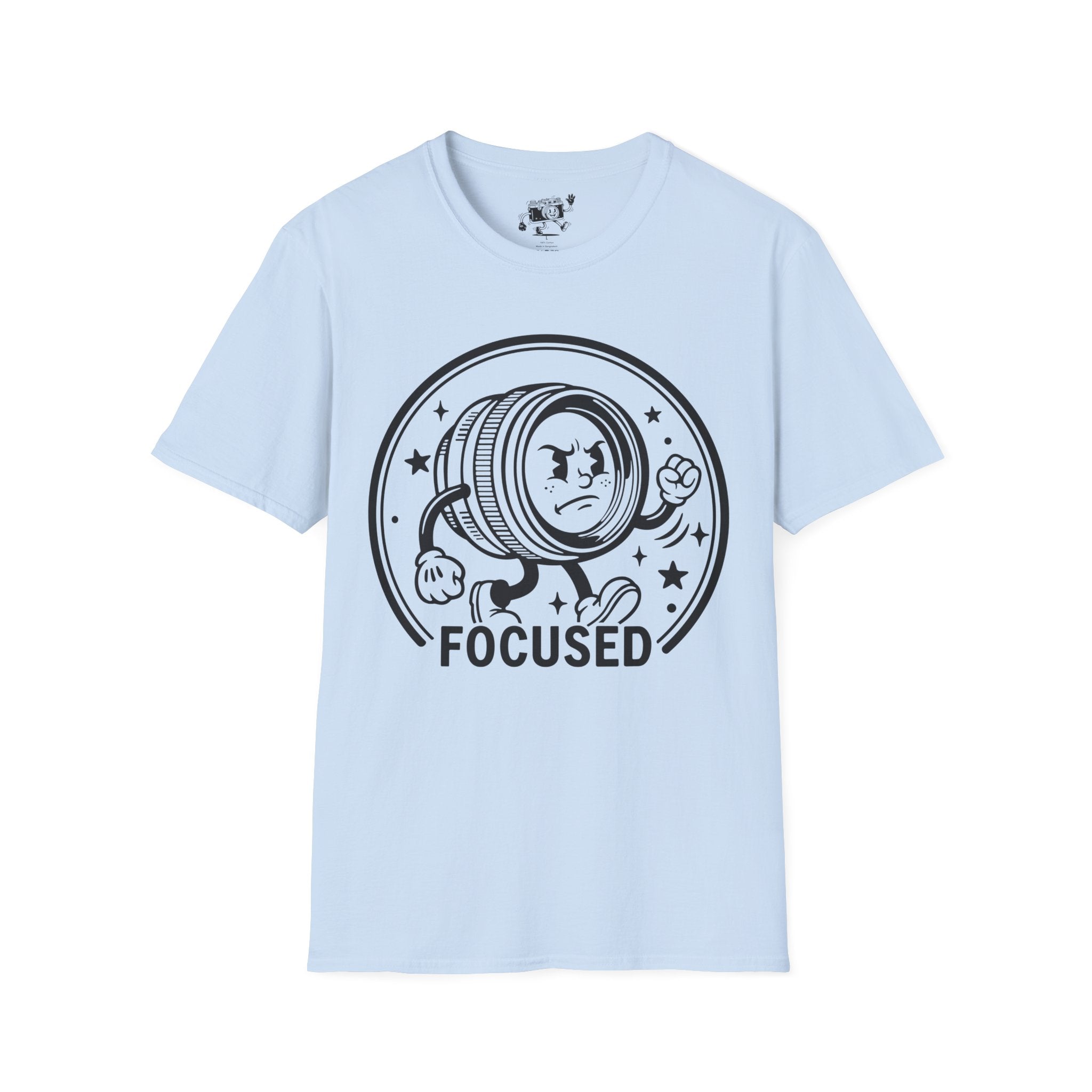 ‘Focused’ show your determination with this funny lens T-Shirt — Photography Lover Tee