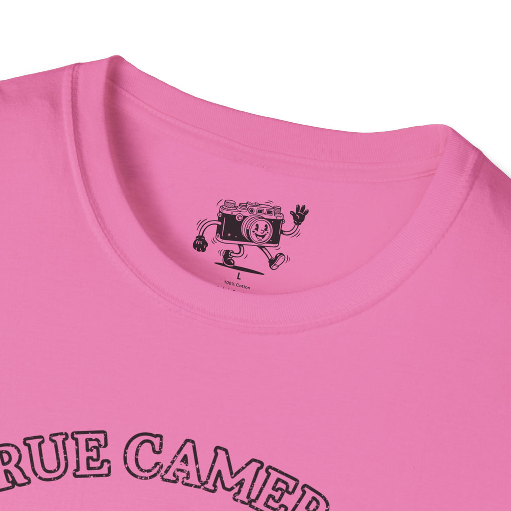 DISTRESSED VERSION ‘True Cameras Don’t Text’ put your phone away with this funny T-Shirt — Photography Lover Tee