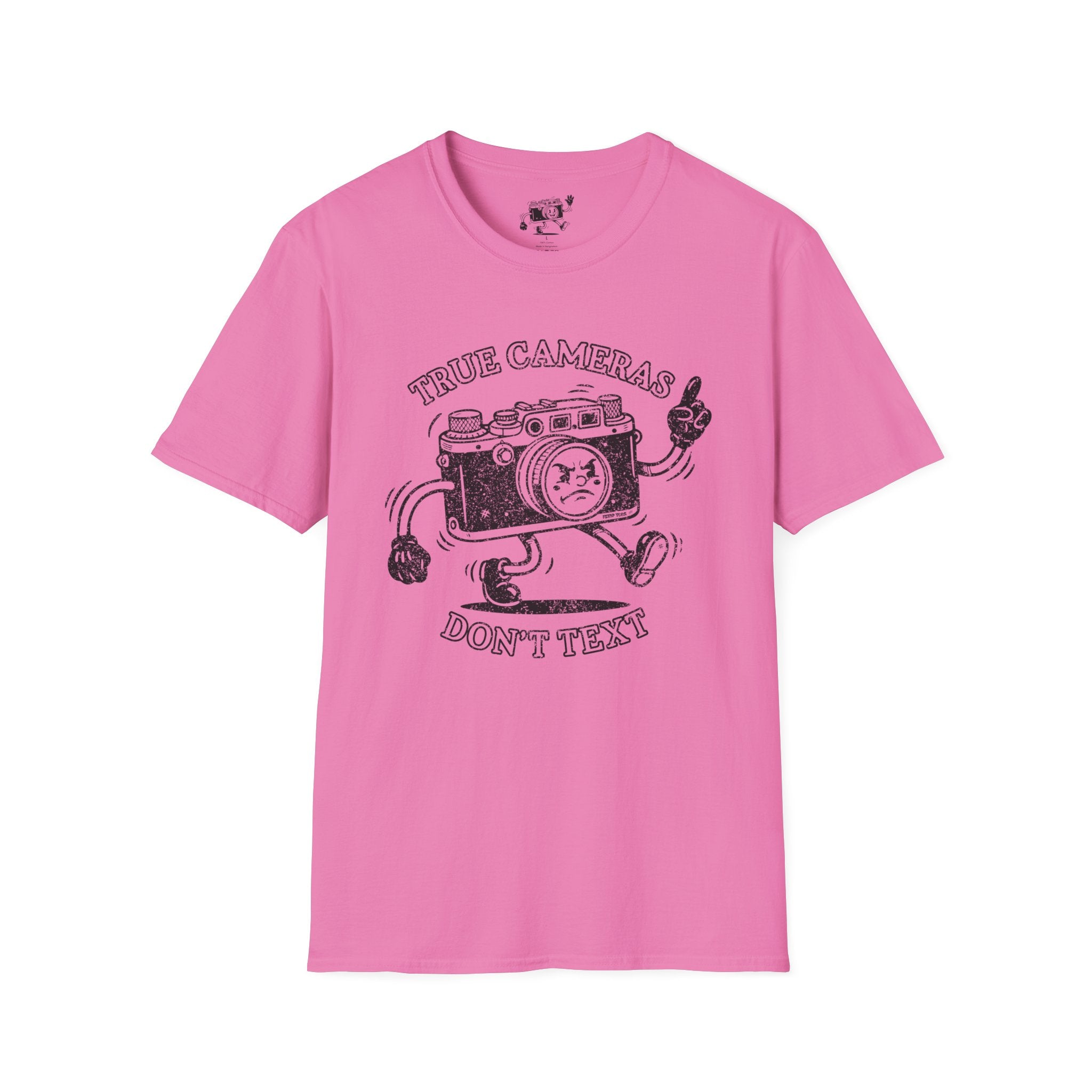 DISTRESSED VERSION ‘True Cameras Don’t Text’ put your phone away with this funny T-Shirt — Photography Lover Tee