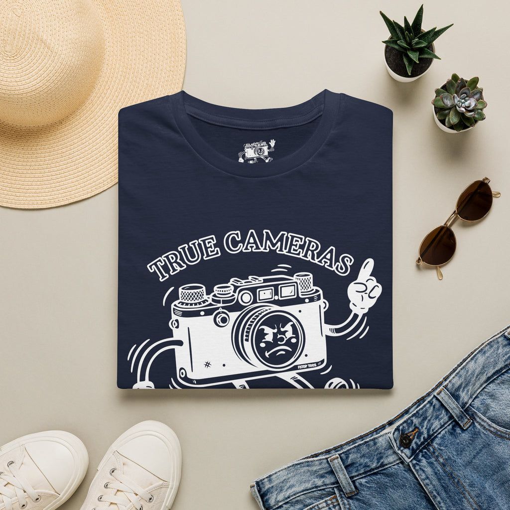 ‘True Cameras Don’t Text’ put your phone away with this funny T-Shirt — Photography Lover Tee
