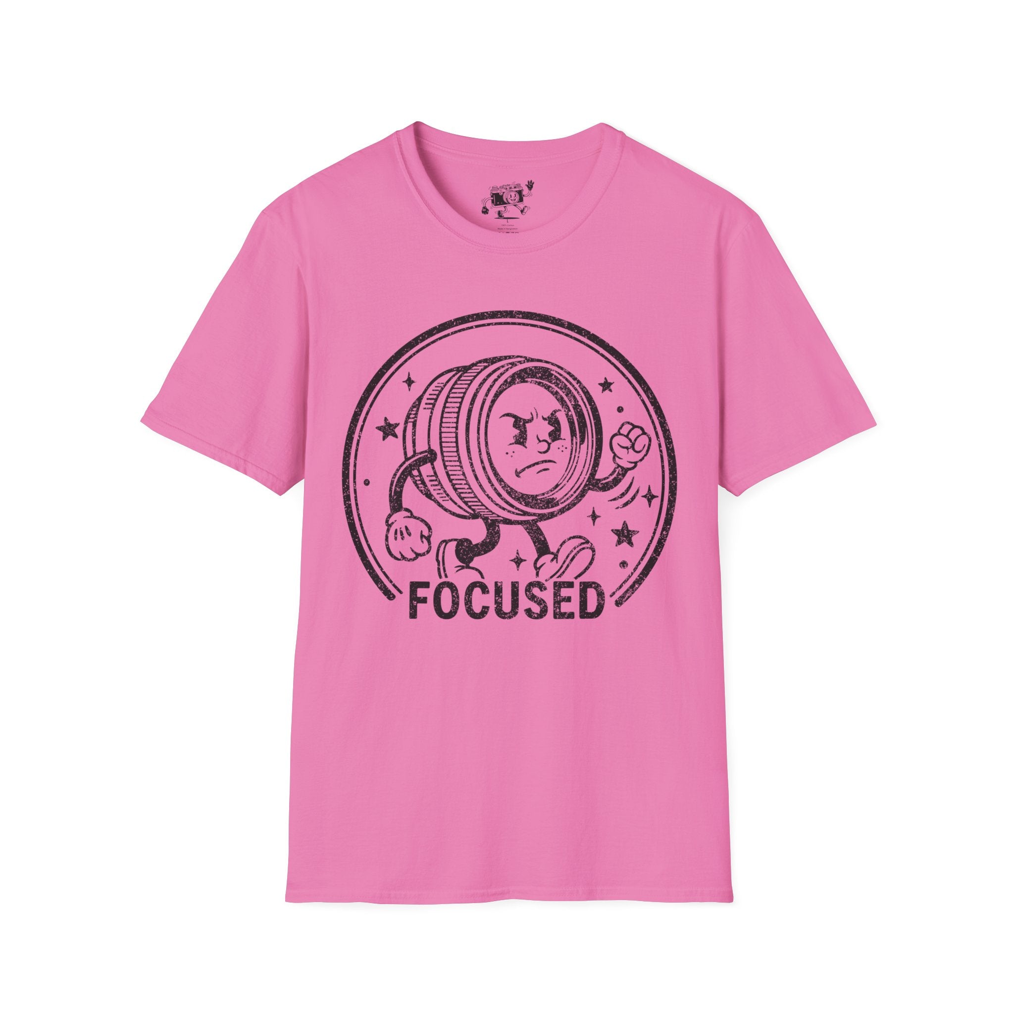 ‘Focused’ DISTRESSED VERSION show your determination with this funny lens T-Shirt — Photography Lover Tee