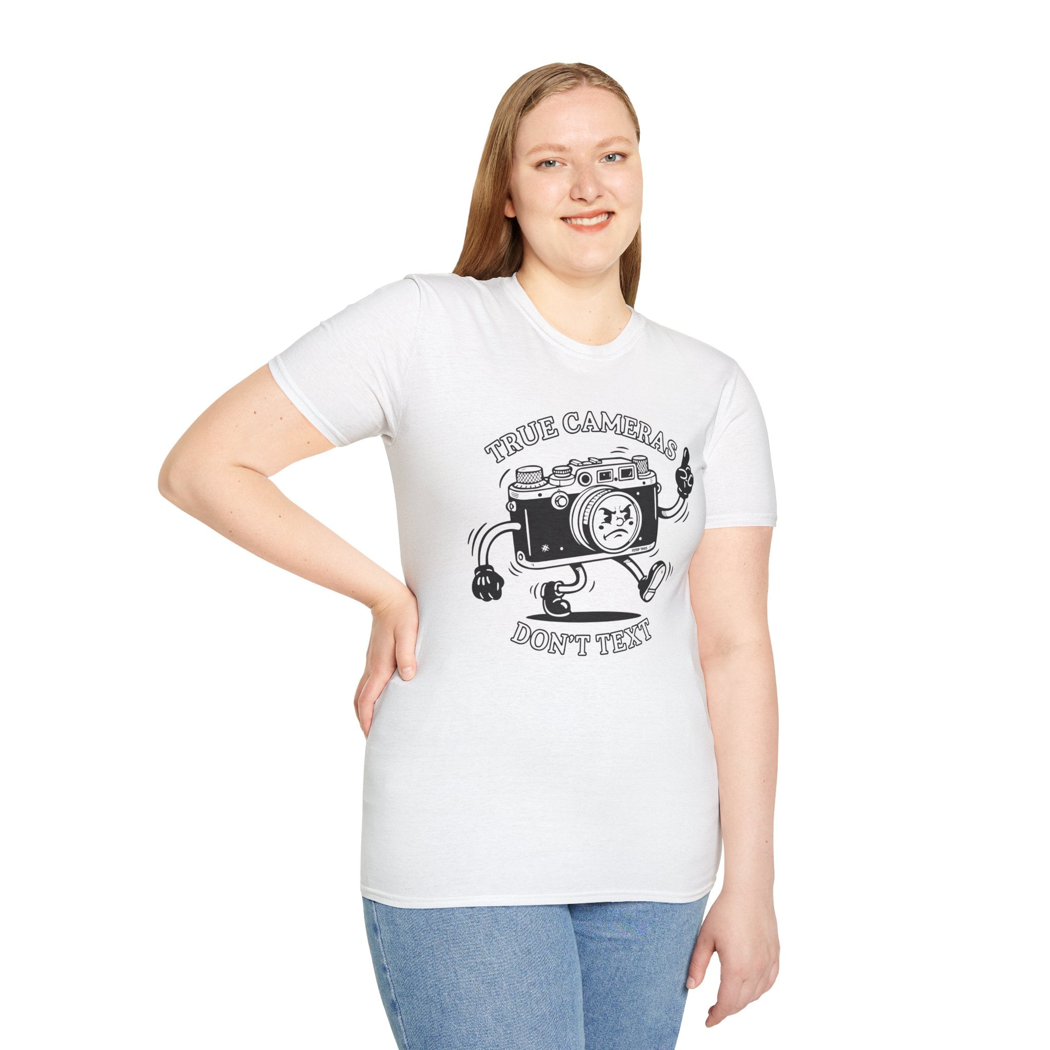 ‘True Cameras Don’t Text’ put your phone away with this funny T-Shirt — Photography Lover Tee