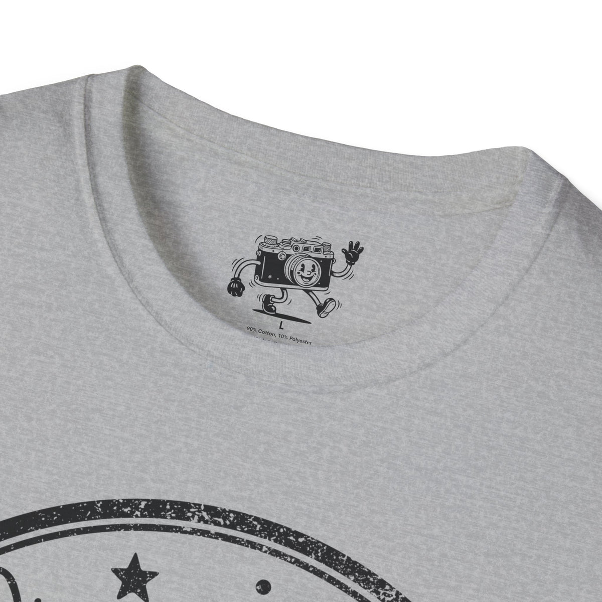 ‘On a Roll’ DISTRESSED VERSION Funny Camera 35mm FilmT-Shirt — Photography Lover Tee