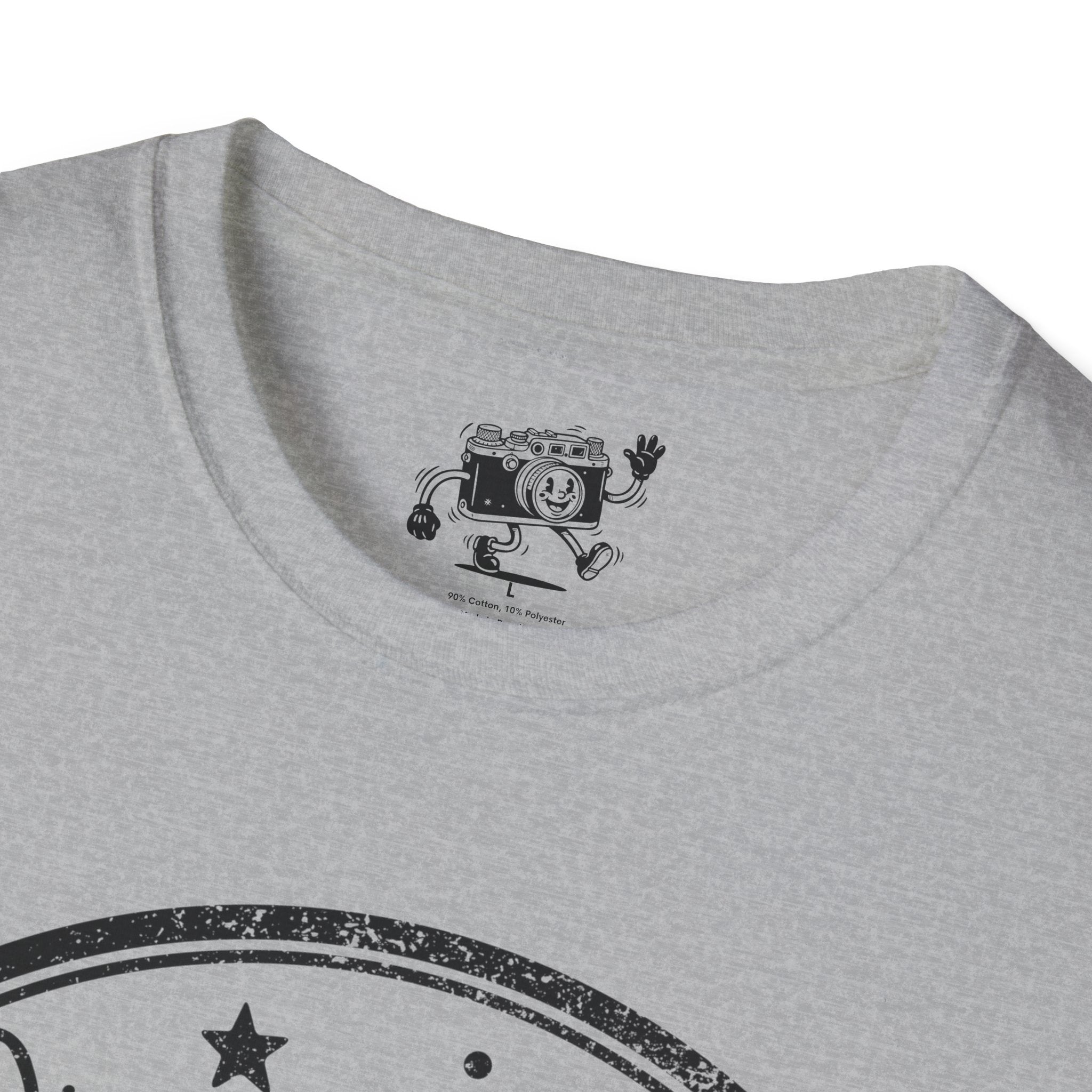 ‘On a Roll’ DISTRESSED VERSION Funny Camera 35mm FilmT-Shirt — Photography Lover Tee