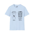 500ml and 500mm Funny Coffee and Camera T-Shirt — Photography Lover Tee