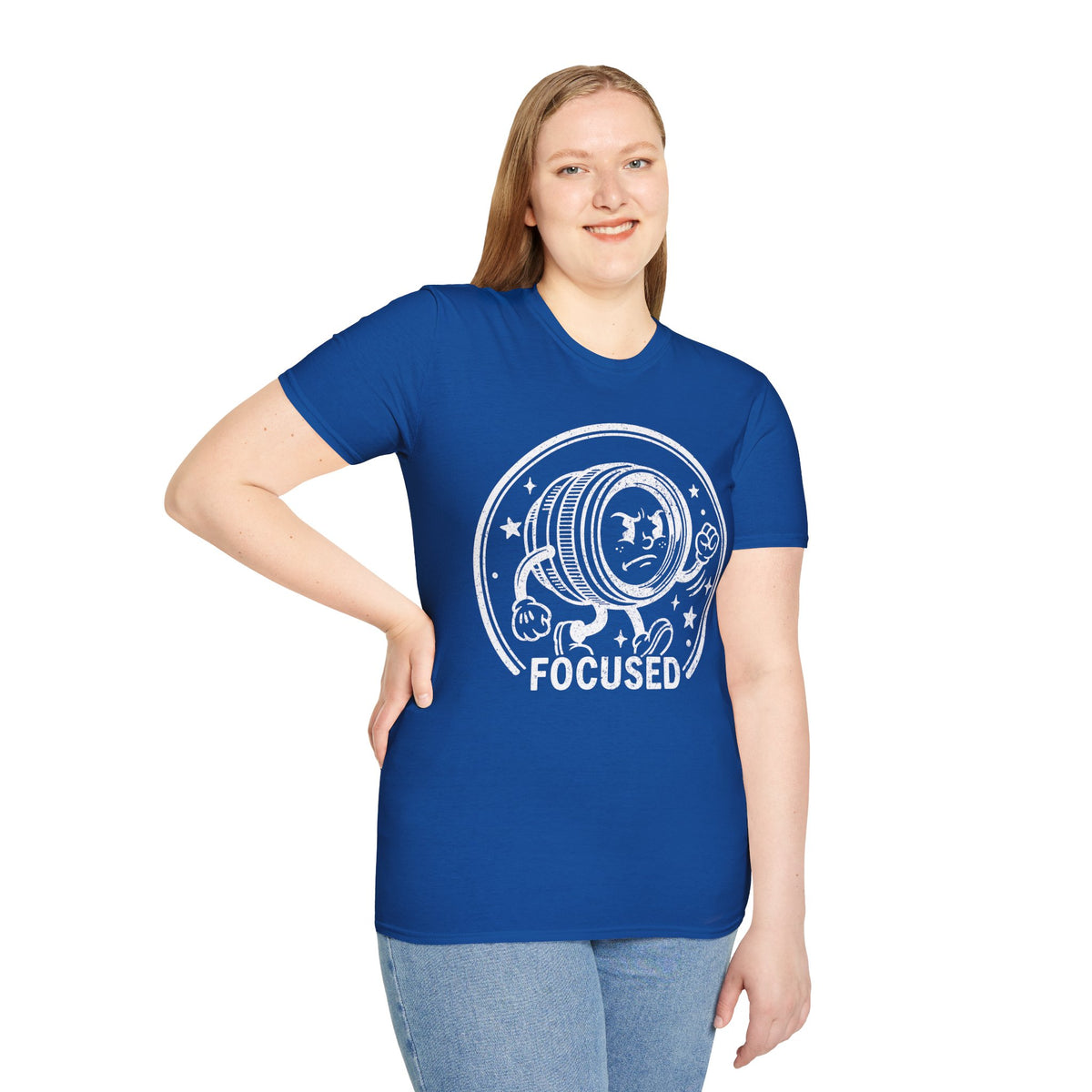 ‘Focused’ DISTRESSED VERSION show your determination with this funny lens T-Shirt — Photography Lover Tee