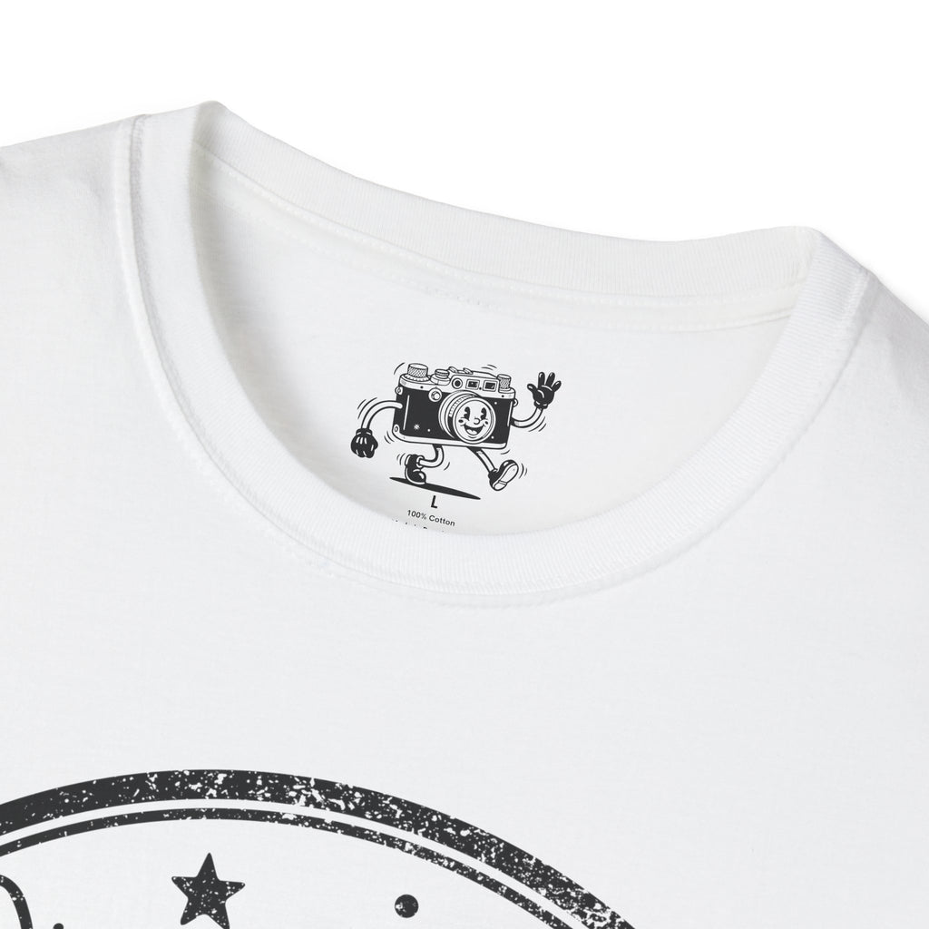 ‘On a Roll’ DISTRESSED VERSION Funny Camera 35mm FilmT-Shirt — Photography Lover Tee