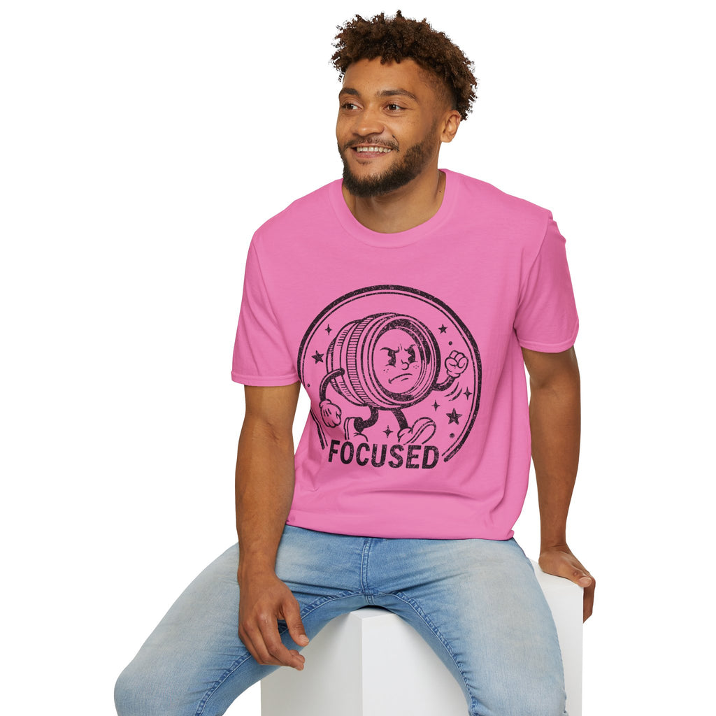 ‘Focused’ DISTRESSED VERSION show your determination with this funny lens T-Shirt — Photography Lover Tee