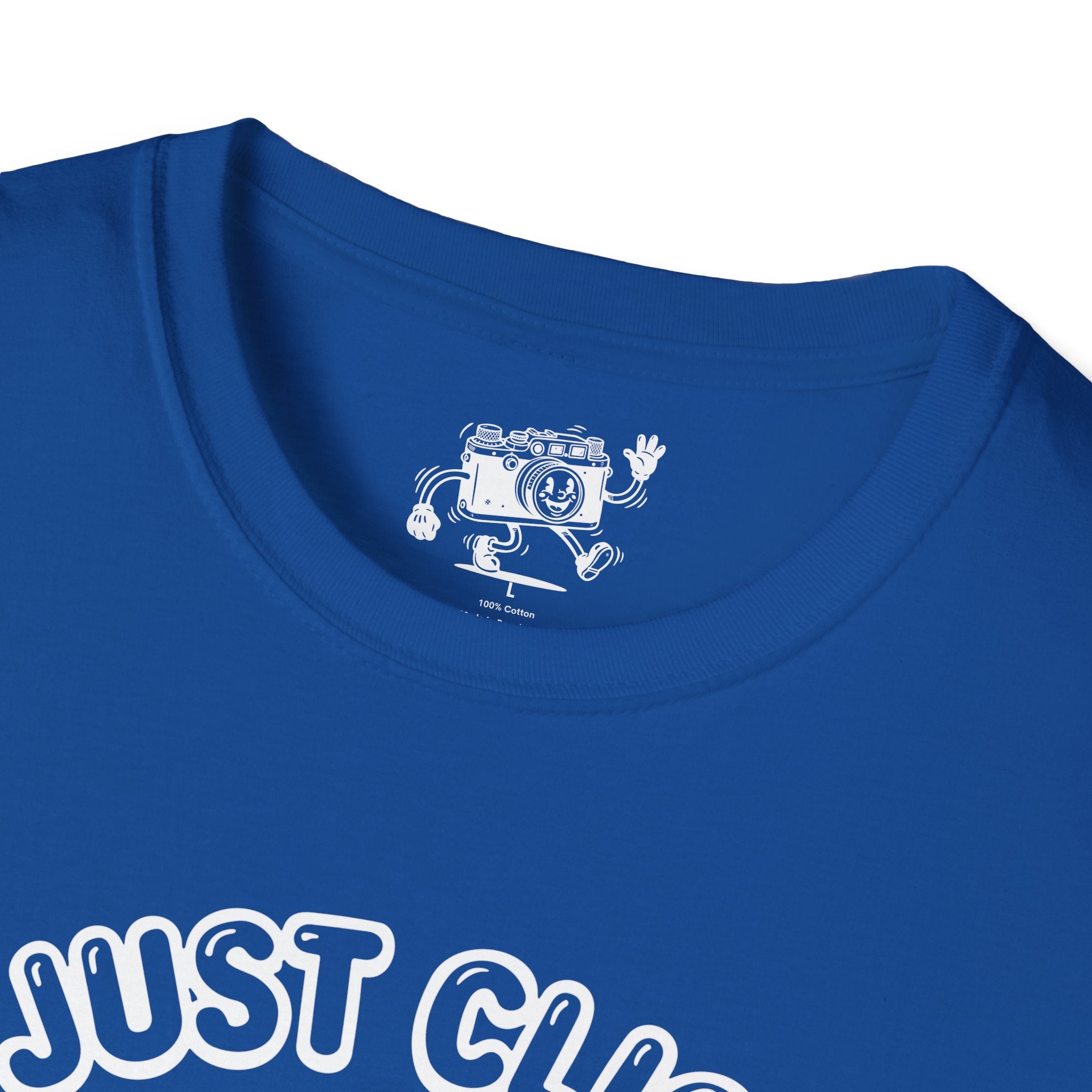‘We Just Clicked!’ camera besties forever fun 1930’s art style camera graphic T-Shirt — Photography Lover Tee