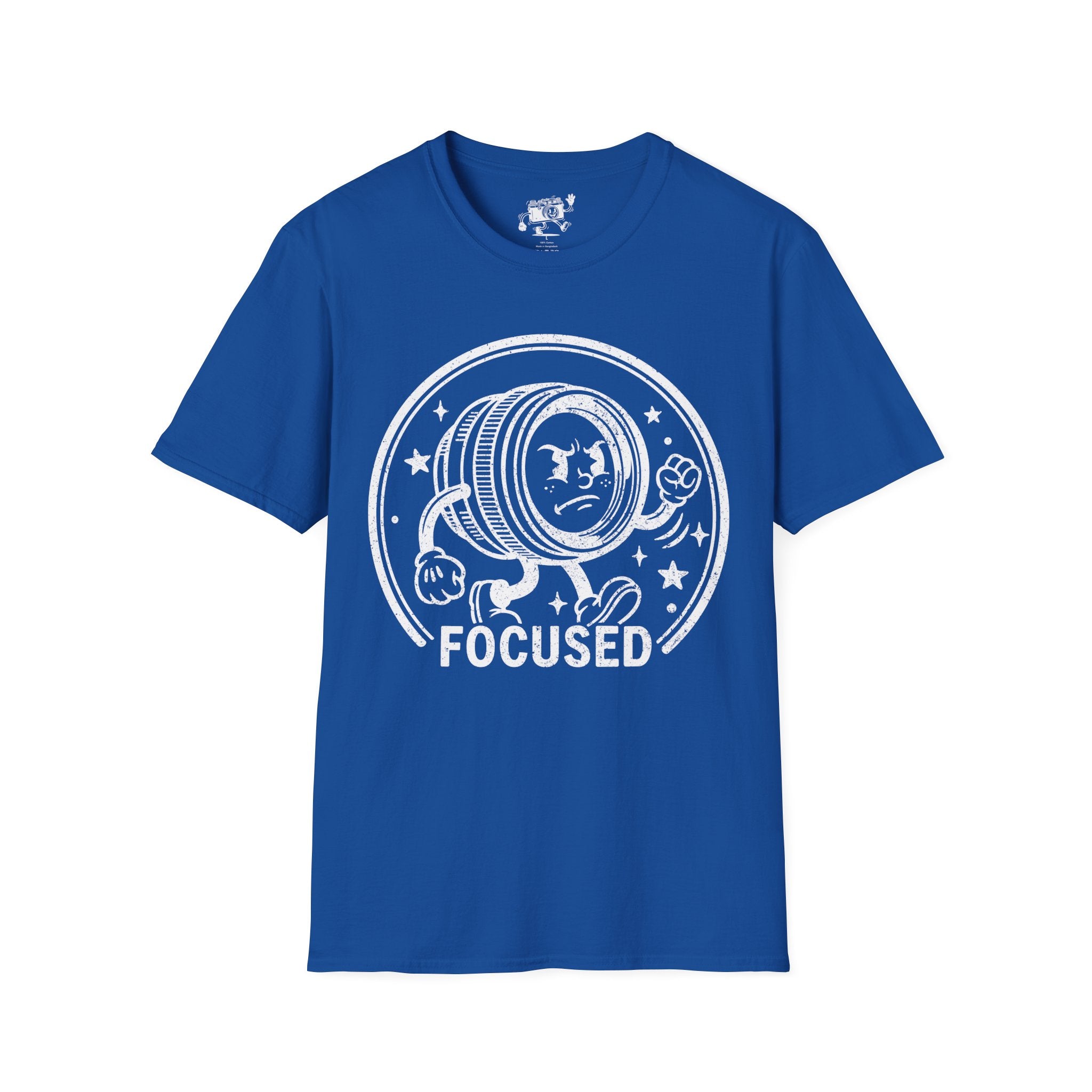 ‘Focused’ DISTRESSED VERSION show your determination with this funny lens T-Shirt — Photography Lover Tee
