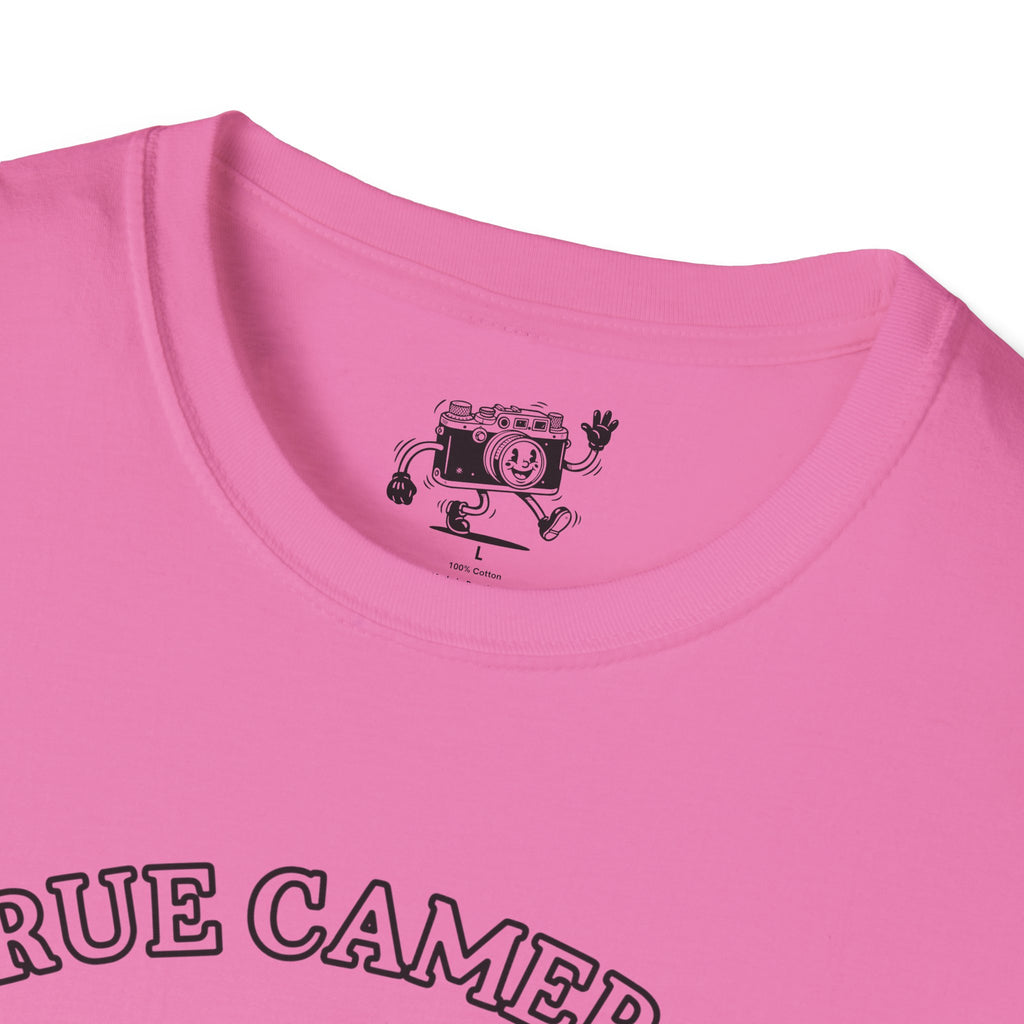 ‘True Cameras Don’t Text’ put your phone away with this funny T-Shirt — Photography Lover Tee