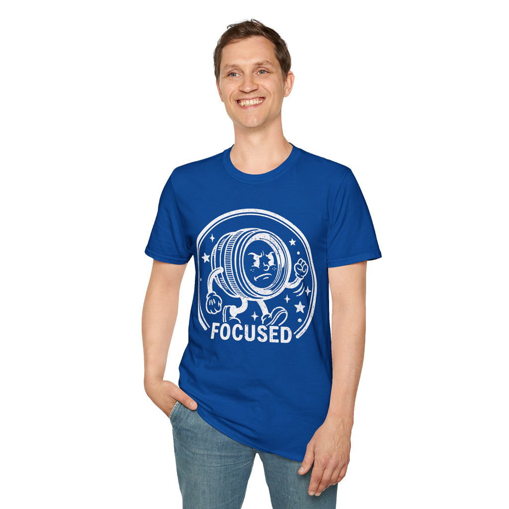 ‘Focused’ DISTRESSED VERSION show your determination with this funny lens T-Shirt — Photography Lover Tee