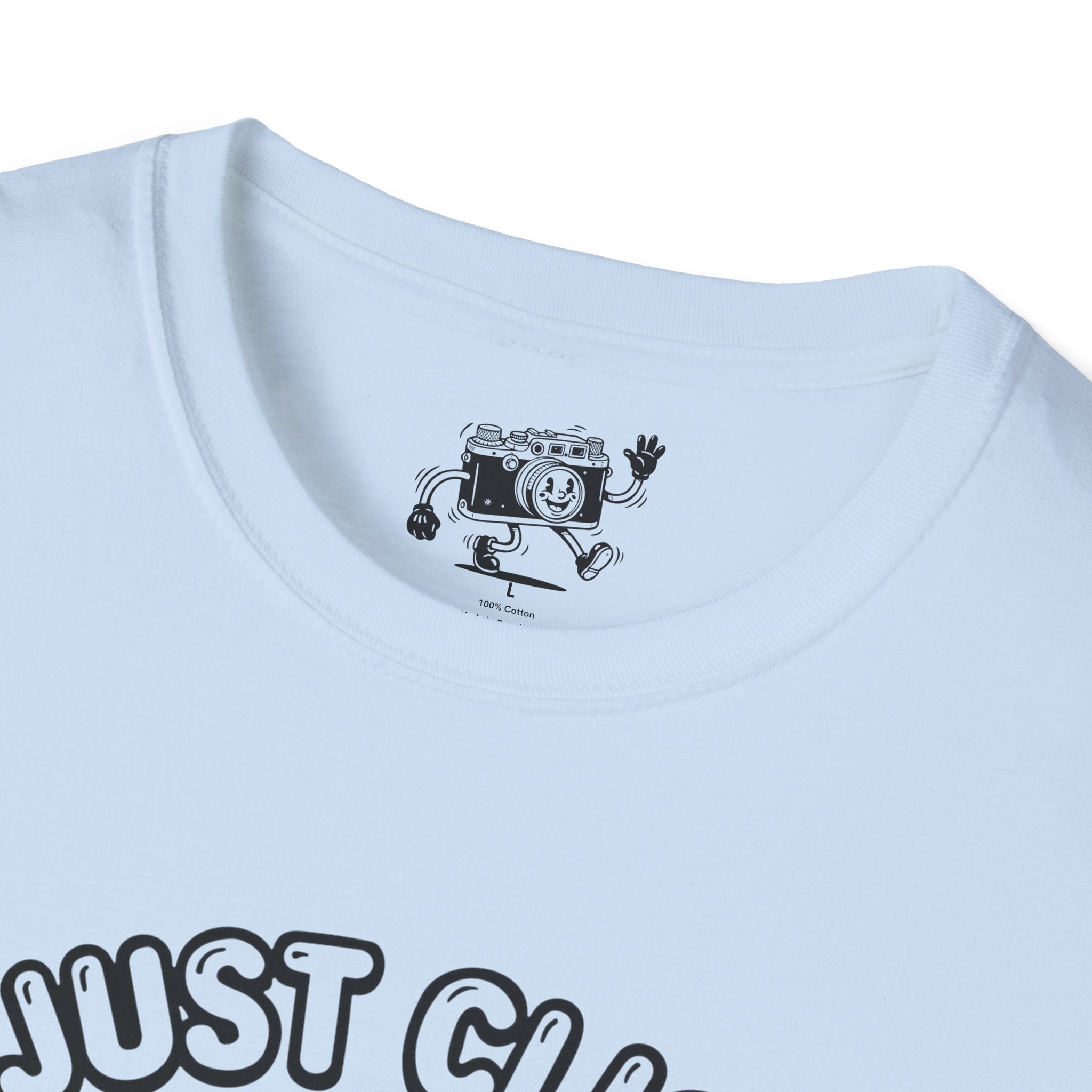 ‘We Just Clicked!’ camera besties forever fun 1930’s art style camera graphic T-Shirt — Photography Lover Tee
