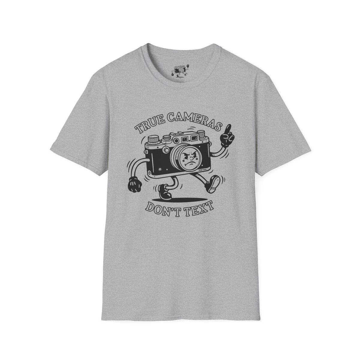 ‘True Cameras Don’t Text’ put your phone away with this funny T-Shirt — Photography Lover Tee