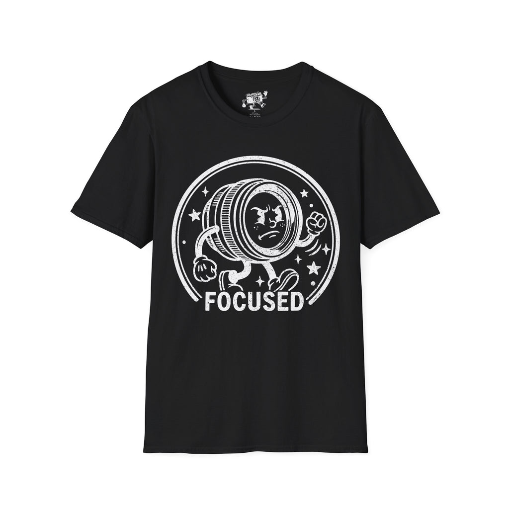 ‘Focused’ DISTRESSED VERSION show your determination with this funny lens T-Shirt — Photography Lover Tee
