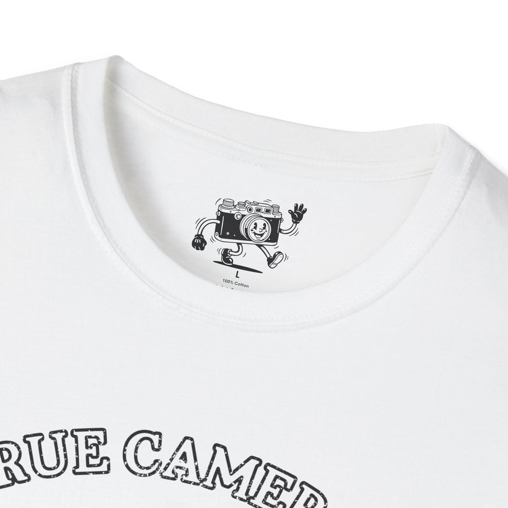 DISTRESSED VERSION ‘True Cameras Don’t Text’ put your phone away with this funny T-Shirt — Photography Lover Tee