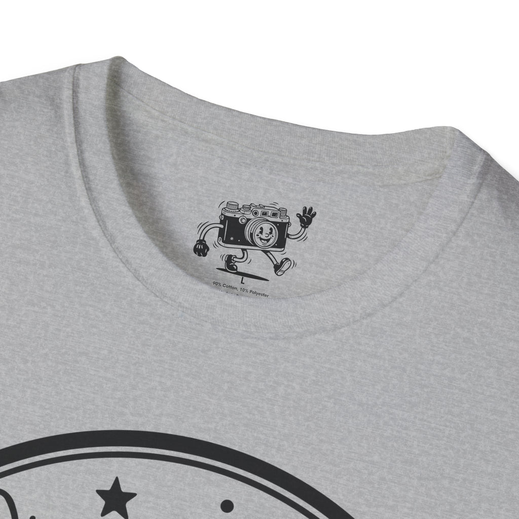 ‘On a Roll’ Funny Camera 35mm FilmT-Shirt — Photography Lover Tee
