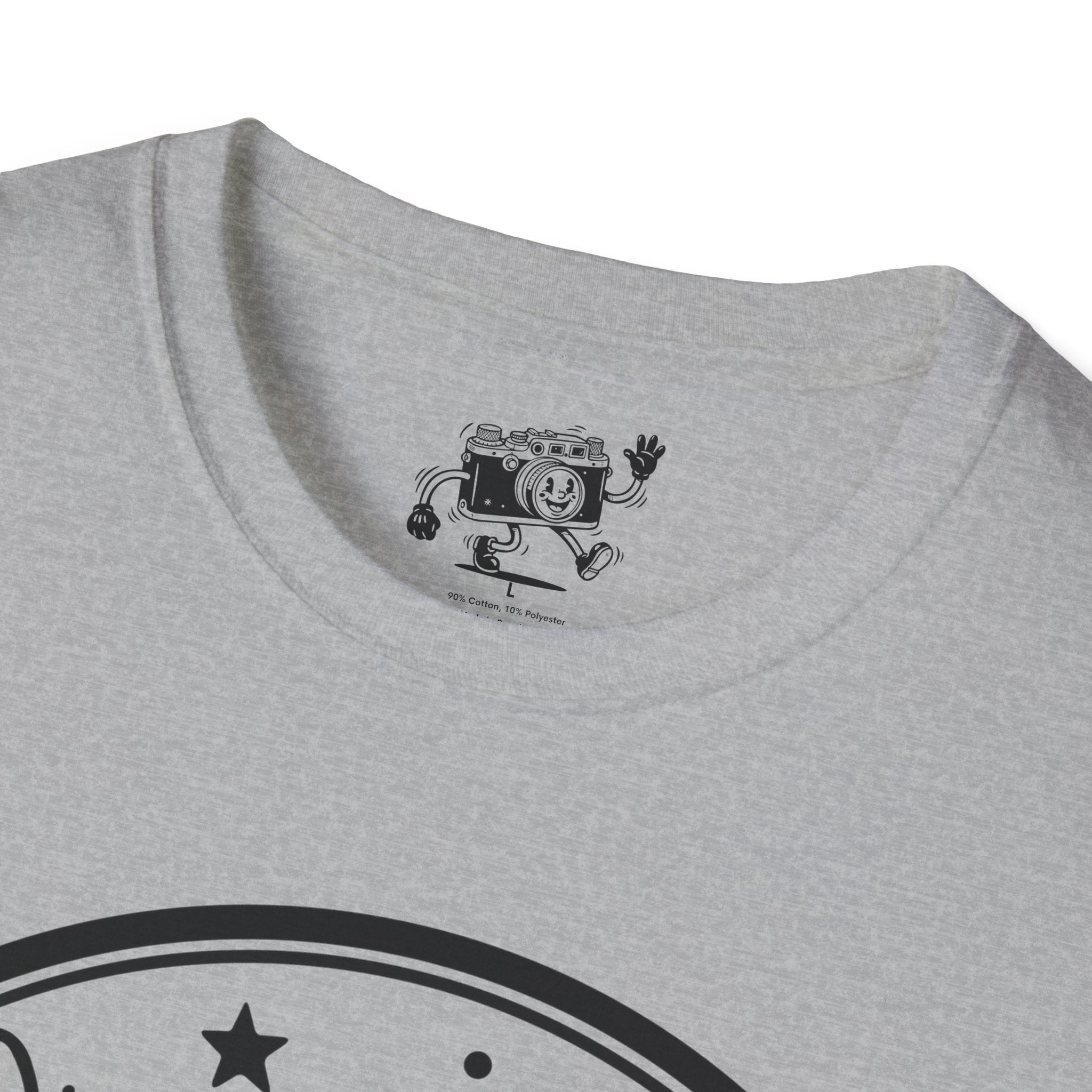 ‘On a Roll’ Funny Camera 35mm FilmT-Shirt — Photography Lover Tee